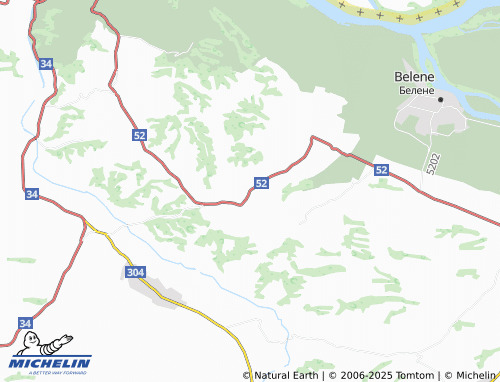 MICHELIN Lozitsa map - ViaMichelin