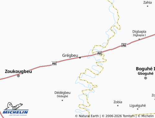 MICHELIN-Landkarte Nibeigbe II - ViaMichelin