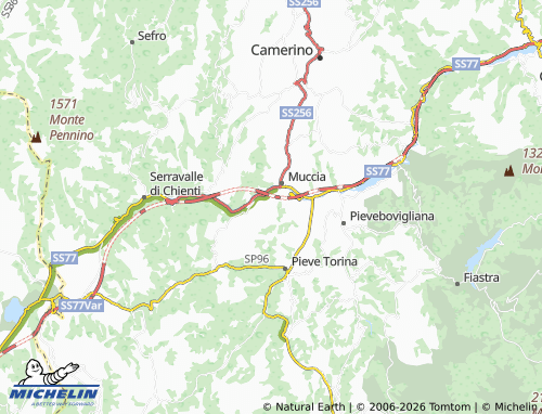 MICHELIN Costafiore map - ViaMichelin