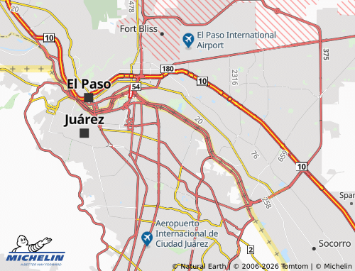 MICHELIN Los Parques map - ViaMichelin