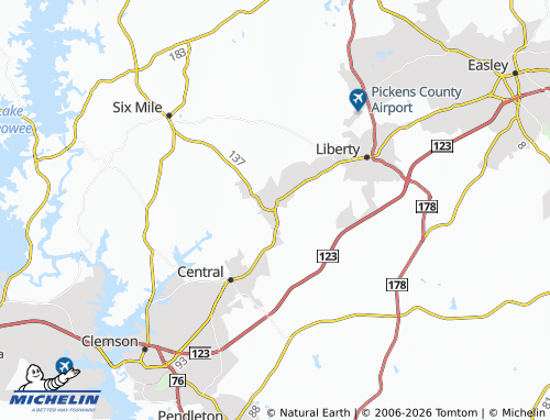 Carte MICHELIN Norris - ViaMichelin