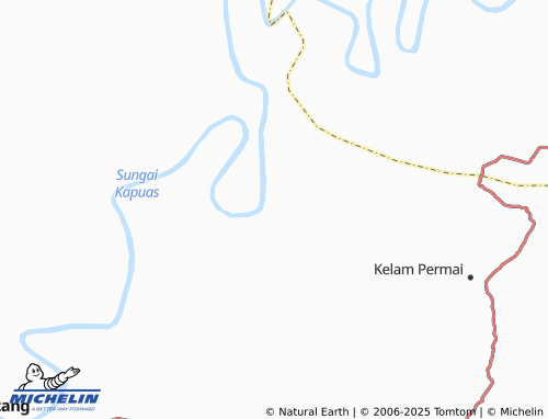 MICHELIN Nanga Lebang map - ViaMichelin