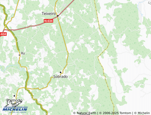 MICHELIN Camareiro map - ViaMichelin