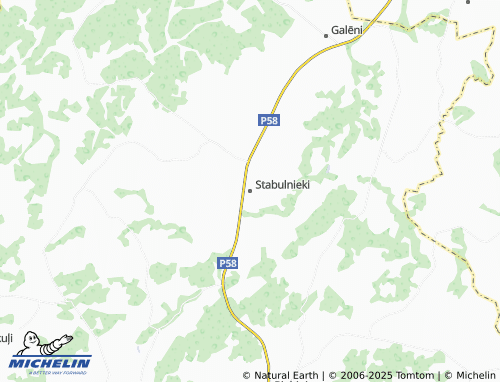 MICHELIN-Landkarte Stabulnieki - ViaMichelin