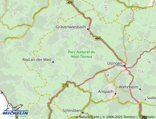 MICHELIN Niederlauken map - ViaMichelin