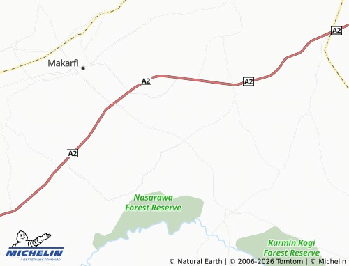 Mappa MICHELIN Kwalo - ViaMichelin