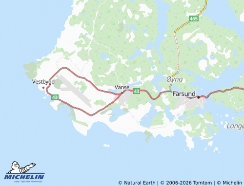 Carte MICHELIN Vanse - ViaMichelin