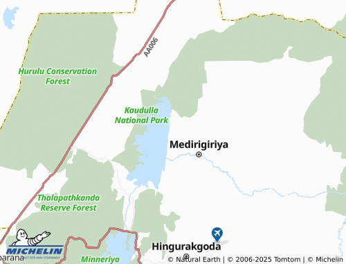 MICHELIN Thissapura map - ViaMichelin