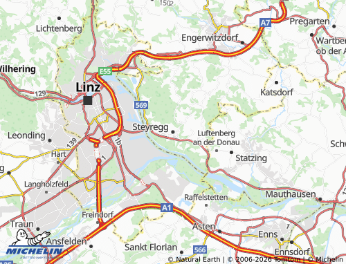 MICHELIN Steyregg map - ViaMichelin