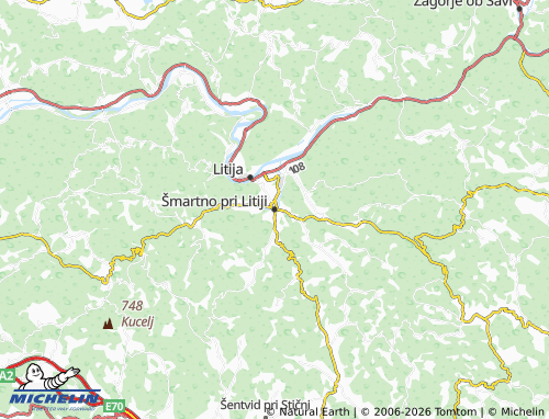 MICHELIN Šmartno pri Litiji map - ViaMichelin