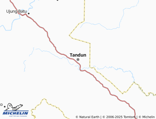 MICHELIN-Landkarte Tandun - ViaMichelin