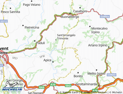 MICHELIN Tignano map - ViaMichelin