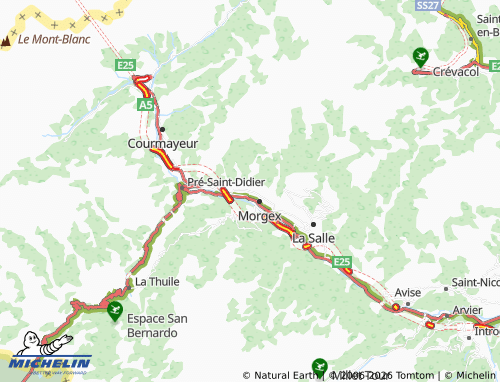 Carte MICHELIN Lavancher - ViaMichelin