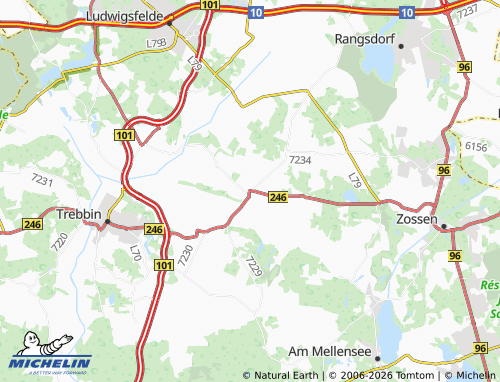 MICHELIN Nunsdorf map - ViaMichelin