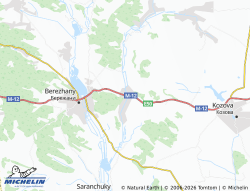 Mappa MICHELIN Shybalyn - ViaMichelin