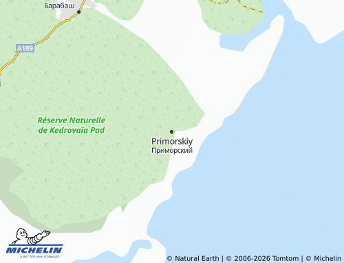 MICHELIN-Landkarte Primorskiy - ViaMichelin