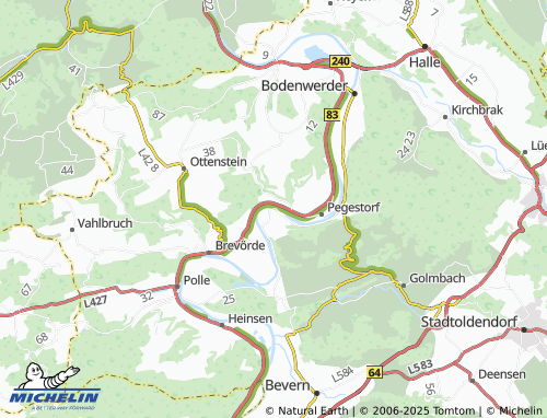 MICHELIN Dölme map - ViaMichelin