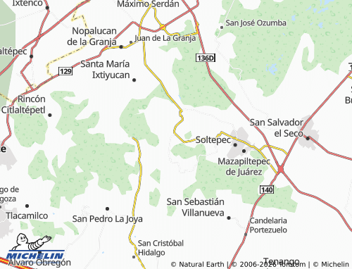 Mappa MICHELIN Libertad Álvaro Obregón - ViaMichelin