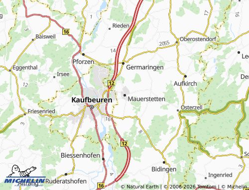 Mapa MICHELIN Mauerstetten - ViaMichelin