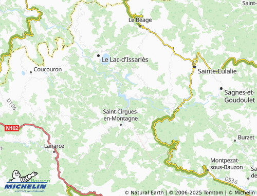 MICHELIN-Landkarte La Palisse - ViaMichelin