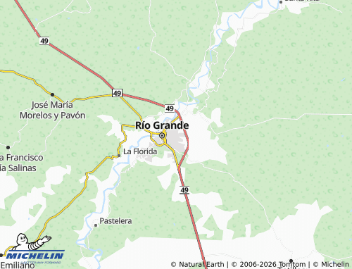 Mapa MICHELIN Flores Magón - ViaMichelin
