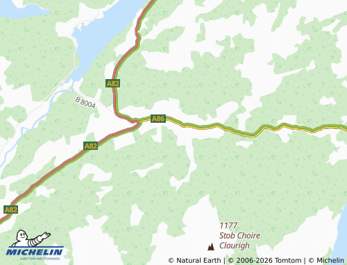 Carte MICHELIN Killiechonate - ViaMichelin