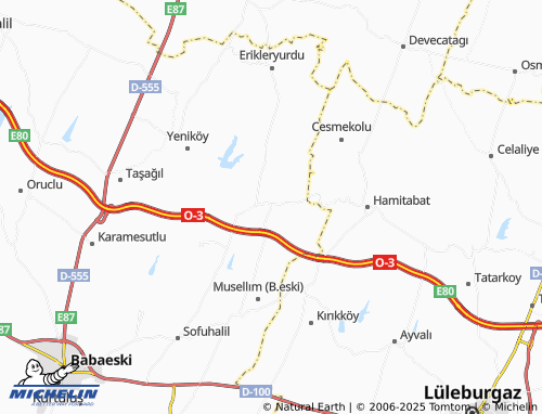 Mappa MICHELIN Kumrular - ViaMichelin