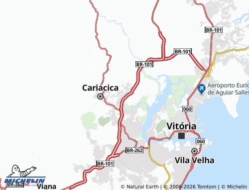 Mapa MICHELIN Santa Paula - ViaMichelin