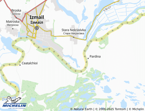 MICHELIN-Landkarte Dunaiske - ViaMichelin