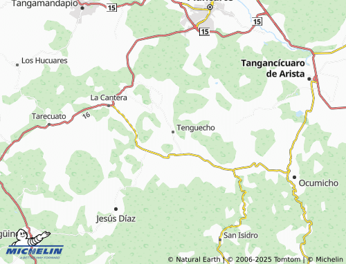 MICHELIN Tenguecho map - ViaMichelin
