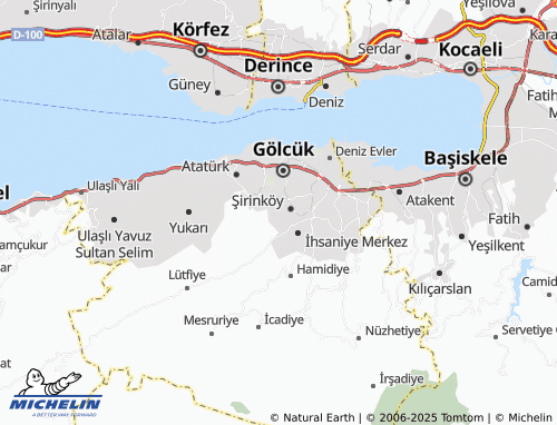 MICHELIN Düzağaç map - ViaMichelin