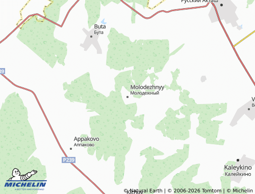 MICHELIN-Landkarte Molodezhnyy - ViaMichelin