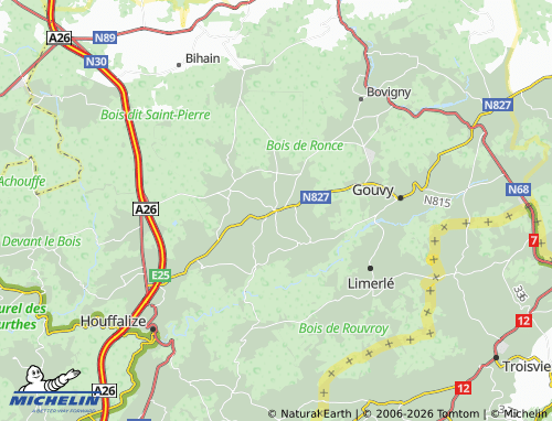 Mappa MICHELIN Cherain - ViaMichelin