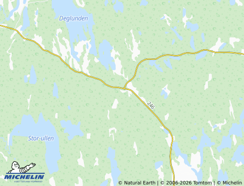 MICHELIN Gumhöjden map - ViaMichelin