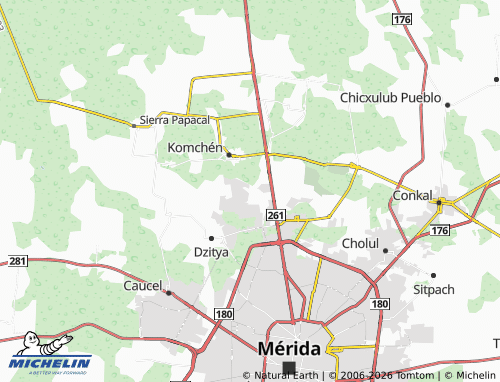 Kaart MICHELIN Las Américas II - ViaMichelin