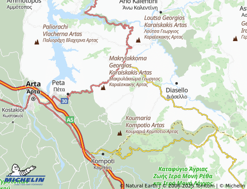 Carte MICHELIN Petra - ViaMichelin