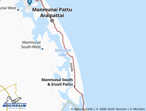 MICHELIN Kurukkalmadam North map - ViaMichelin