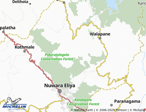 MICHELIN Gonapitiya map - ViaMichelin