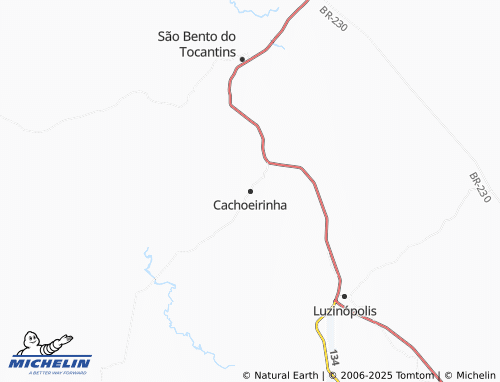 Carte MICHELIN Cachoeirinha - ViaMichelin