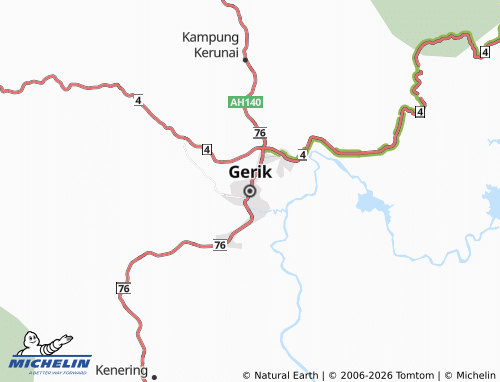 Mapa MICHELIN Gerik - ViaMichelin