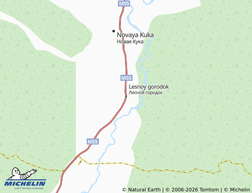 MICHELIN-Landkarte Lesnoy gorodok - ViaMichelin