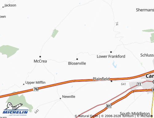 Carte MICHELIN Bloserville - ViaMichelin