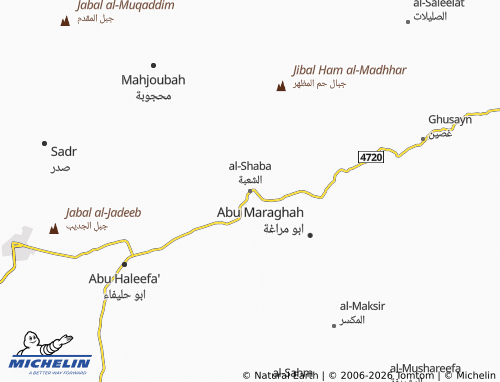 MICHELIN-Landkarte al-Shaba - ViaMichelin