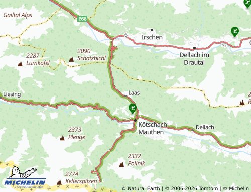 MICHELIN Laas map - ViaMichelin