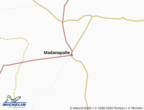 Mappa MICHELIN Madanapalle - ViaMichelin