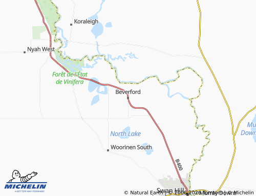 Mapa MICHELIN Beverford - ViaMichelin