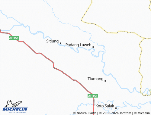 MICHELIN-Landkarte Sungai Duo - ViaMichelin
