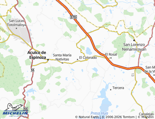 MICHELIN El Colorado map - ViaMichelin