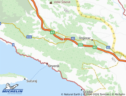 MICHELIN-Landkarte Višnjica - ViaMichelin