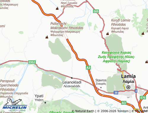 MICHELIN Stirfaka map - ViaMichelin